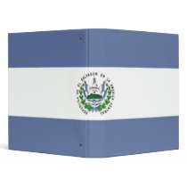 Flag of El Salvador Binder