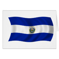 Flag of El Salvador Card