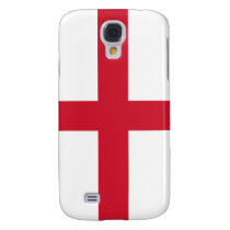 Flag of England Cross on White Galaxy S4 Case at Zazzle