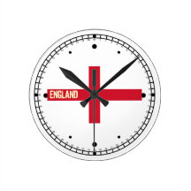 Flag of England Custom Wall Clock
