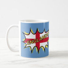 Flag of England "KAPOW" star Mug