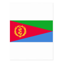 Flag of Eritrea postcards