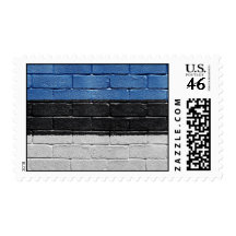 Flag of Estonia Postage Stamp