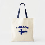 Flag of Finland Canvas Bags