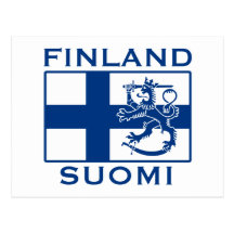 Flag of Finland Post Cards