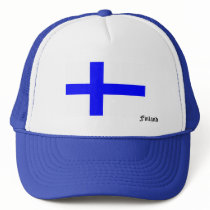 Flag of Finland Trucker hats