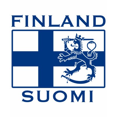 Flag of Finland Tshirts by magarmor