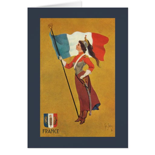 Flag of France Card