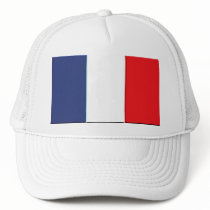 Flag of french mesh hat