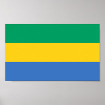 Flag of Gabon Posters
