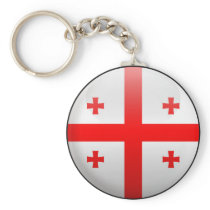 Flag of Georgia Key Chain