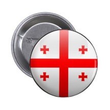 Flag of Georgia Pinback Buttons