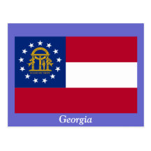 Flag of Georgia Post Cards