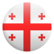 Flag of Georgia Stickers