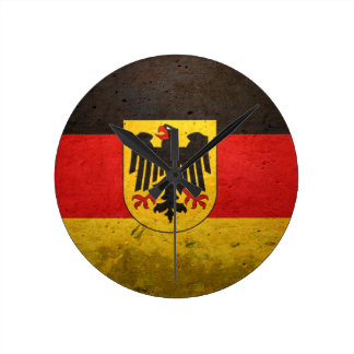 FLAG OF GERMANY. CLOCK