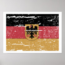 FLAG OF GERMANY COAT OF ARMS POSTERS