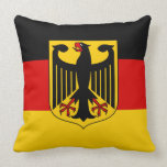 Flag of Germany With Crest Pillow