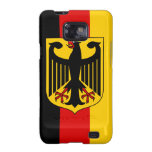 Flag of Germany with Crest - Samsung Galaxy S Case Samsung Galaxy S2 Case