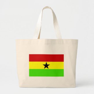 Flag of Ghana Canvas Bags