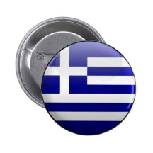 Flag of Greece Pinback Buttons