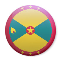 Flag of Grenada Fridge Magnets
