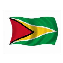 Flag of Guyana postcards