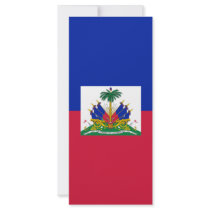 Flag of Haiti Personalized Rack Card