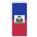Flag of Haiti Personalized Rack Card