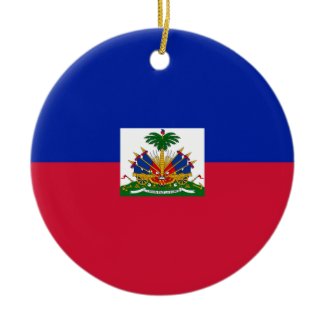 Flag of Hati Christmas Ornament