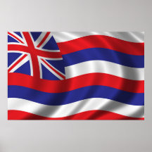 Flag of Hawaii Poster