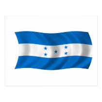 Flag of Honduras postcards