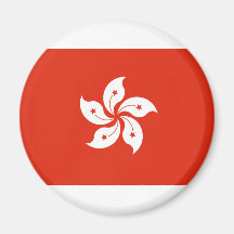 Flag of Hong Kong Magnets