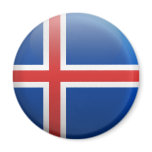 Flag of Iceland Fridge Magnets