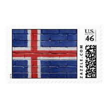 Flag of Iceland Postage Stamps