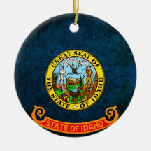 Flag of Idaho Ornaments