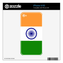 Flag of India Decal For The iPhone 4S