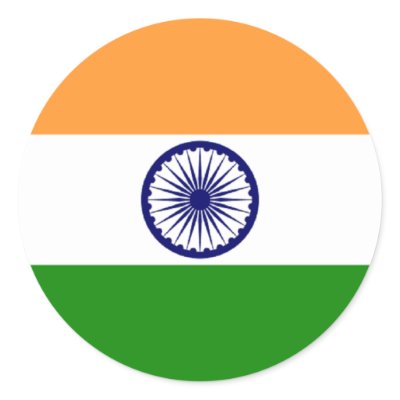 Flag of India Sticker by forbes1954