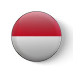 Flag of Indonesia Button