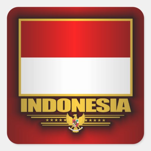 Design Sticker Indonesia | flag of indonesia square sticker zazzle Design Sticker Indonesia | flag of indonesia square sticker zazzle