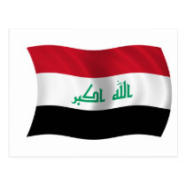 Flag of Iraq postcards