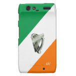 Flag of Ireland Green Chrome Harp Motorola RAZR Motorola Droid RAZR Case at Zazzle