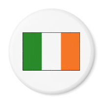 Flag of Ireland Fridge Magnet