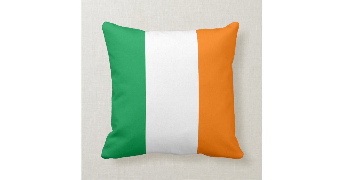 Flag of Ireland Throw Pillow Zazzle