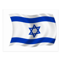 Flag of Israel postcards