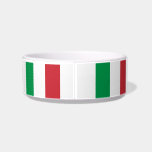 Flag of Italy Cat Bowl