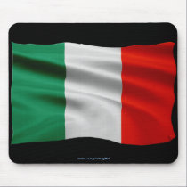Flag of Italy Patriotic World Flag Mousepad mousepads