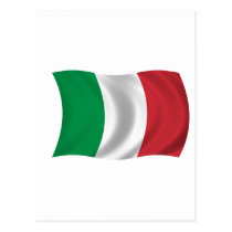 Flag of Italy postcards