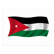Flag of Jordan postcards