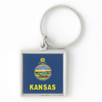 Flag of Kansas Keychain