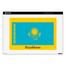 Flag of Kazakhstan Skin For 15" Laptop